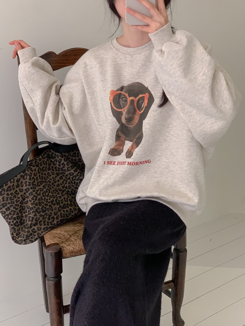 YES東大門㊣直郵女士新款人氣熱賣休閑25秋冬推薦時尚衛衣加絨YES衛衣