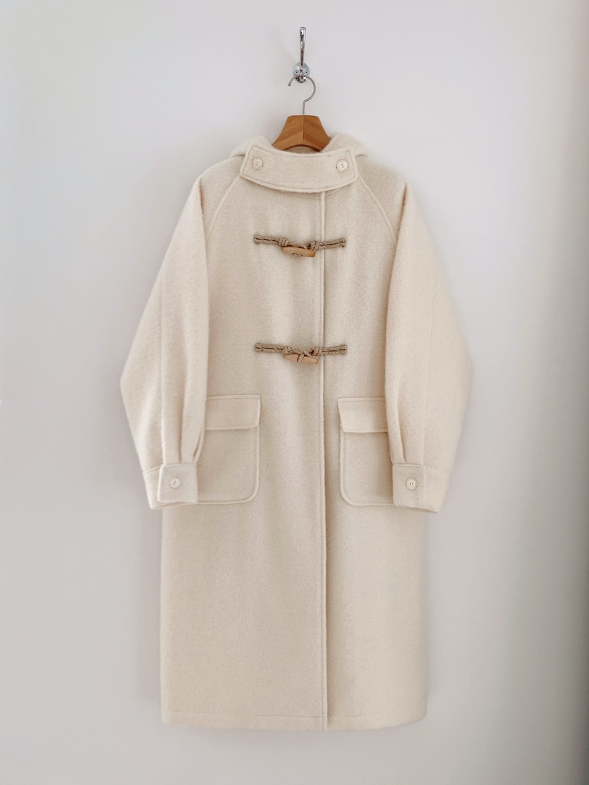 COURGETTE韓國直郵㊣女士新品25秋冬熱賣時尚休閑中長款大衣COURGETTE中長款大衣圖色1