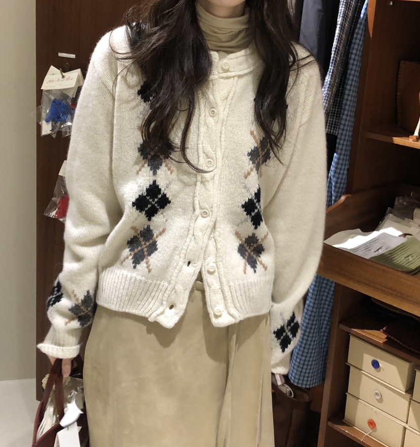 ERUME韓國直郵㊣女裝新品真品休閑25秋冬熱賣人氣職業針織衫ERUME針織衫