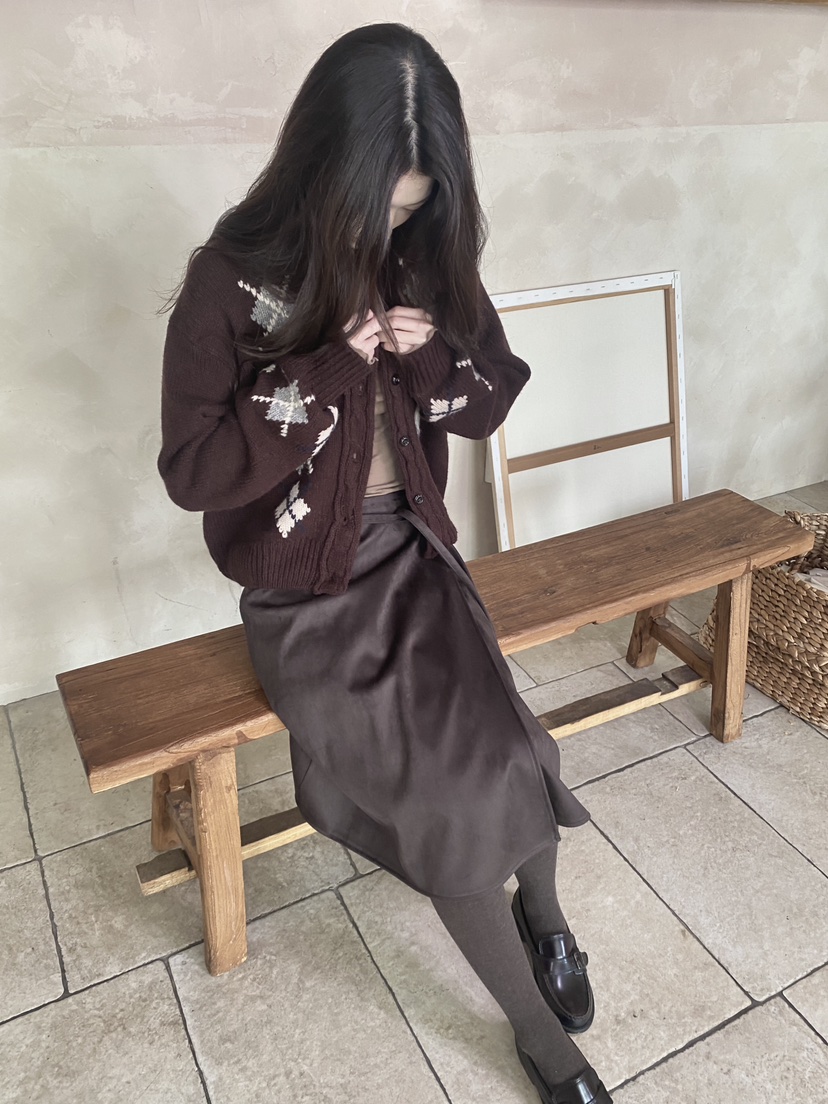 ERUME韓國直郵㊣女裝新品真品休閑25秋冬熱賣人氣職業針織衫ERUME針織衫