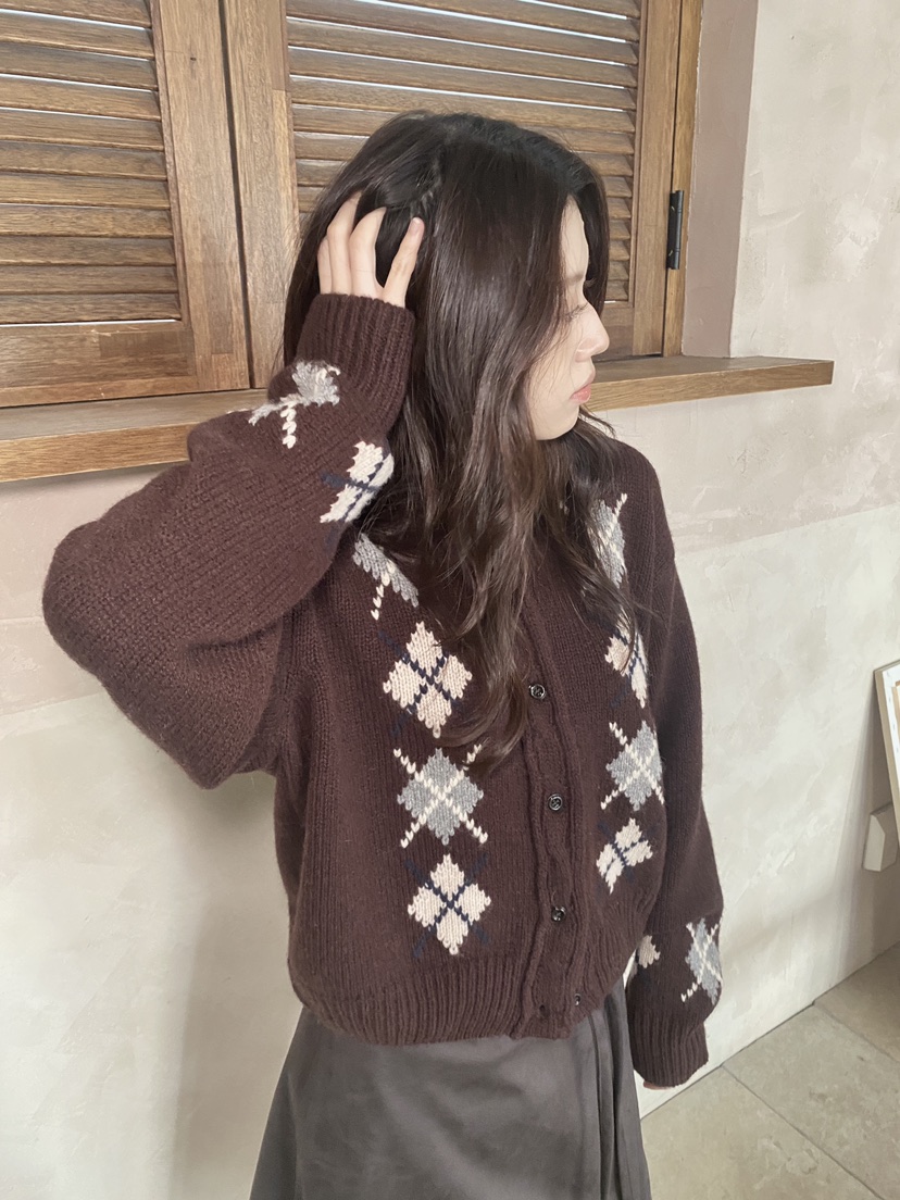 ERUME韓國直郵㊣女裝新品真品休閑25秋冬熱賣人氣職業針織衫ERUME針織衫