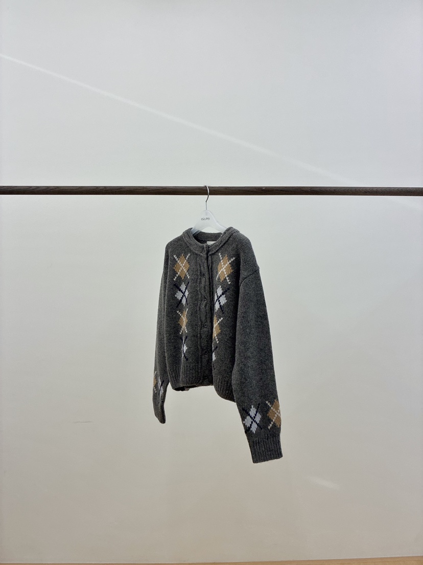 ERUME韓國直郵㊣女裝新品真品休閑25秋冬熱賣人氣職業針織衫ERUME針織衫圖色2