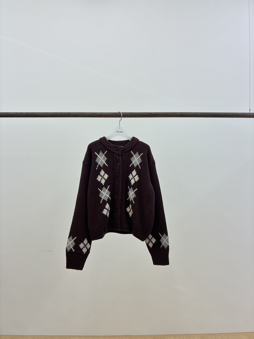 ERUME韓國直郵㊣女裝新品真品休閑25秋冬熱賣人氣職業針織衫ERUME針織衫圖色3