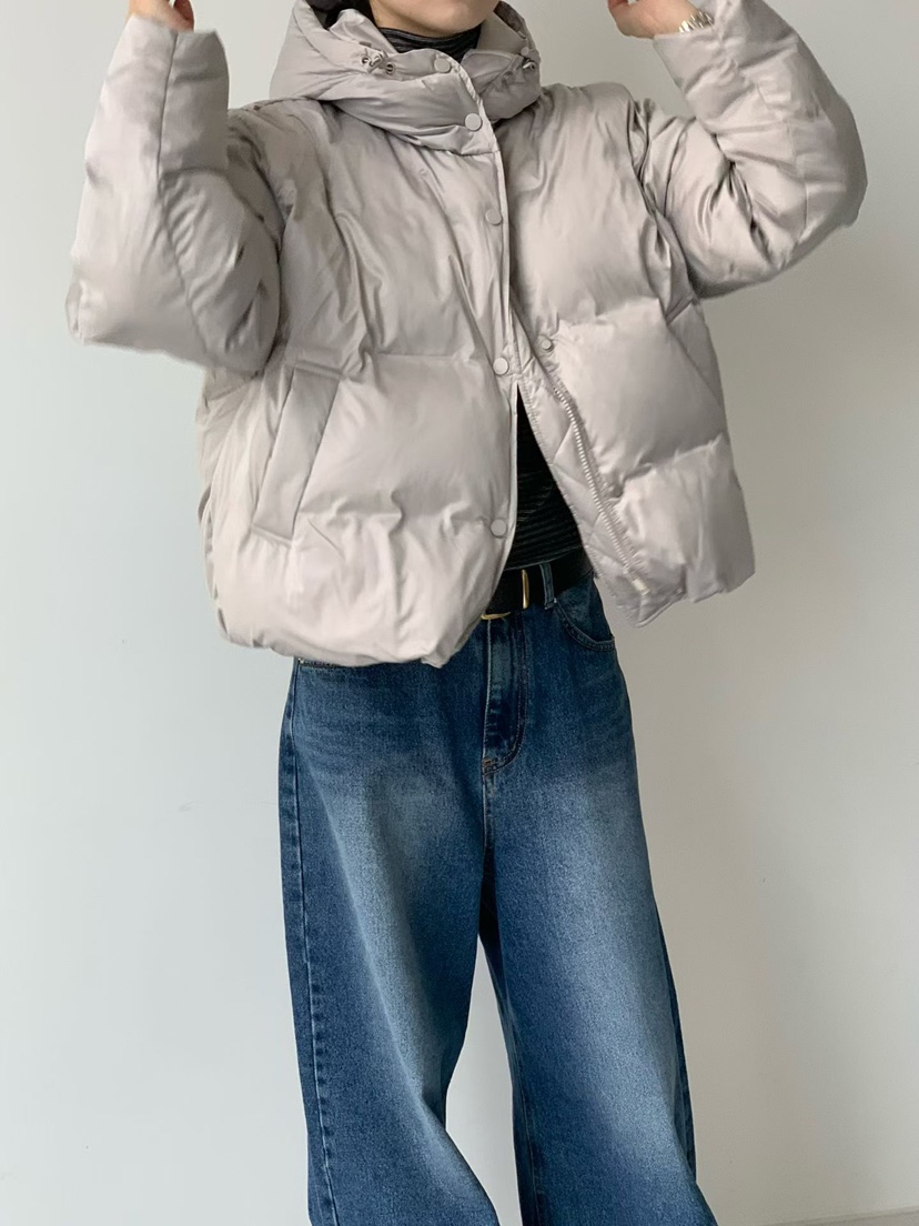 TAF韓國直郵㊣女士新款真品時尚推薦25秋冬休閑人氣短款羽絨服TAF短款羽絨服