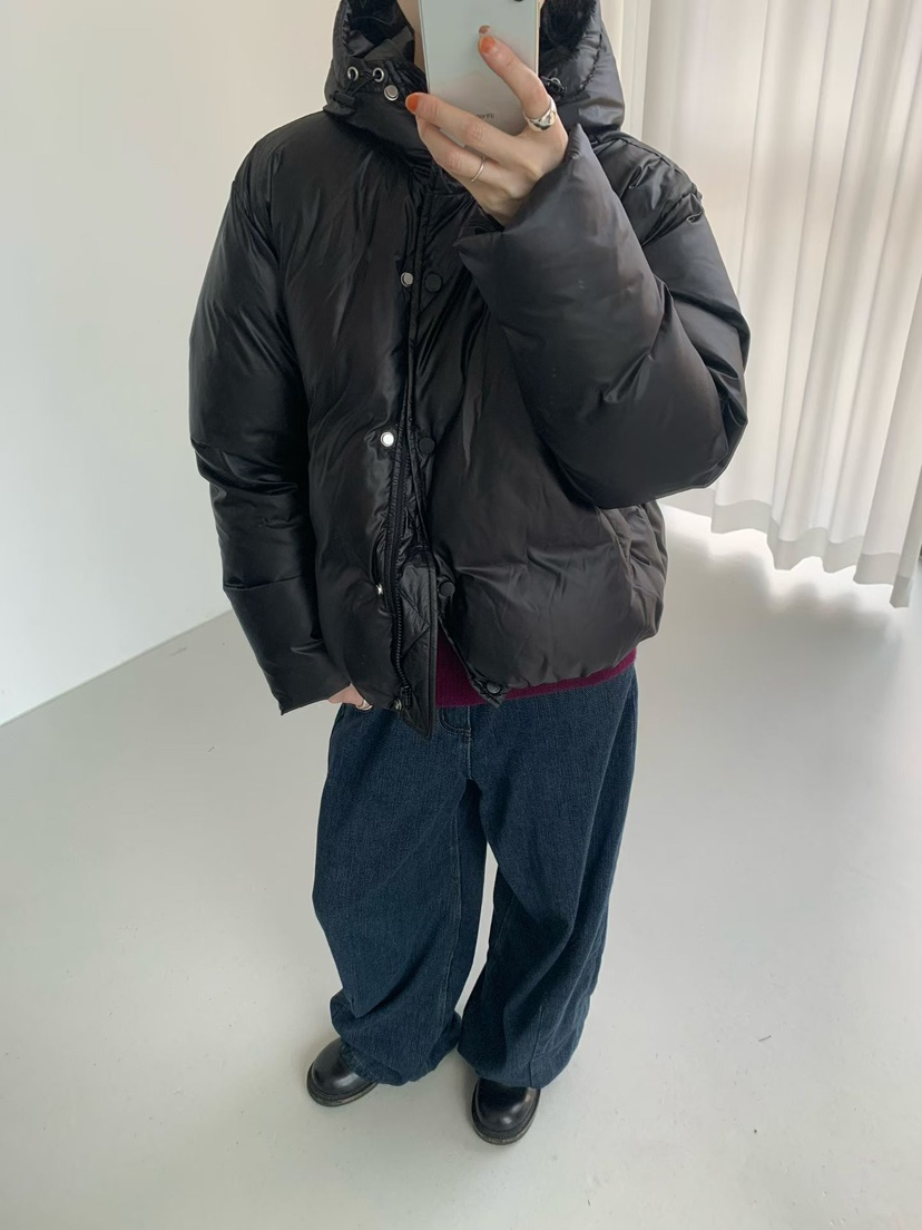 TAF韓國直郵㊣女士新款真品時尚推薦25秋冬休閑人氣短款羽絨服TAF短款羽絨服