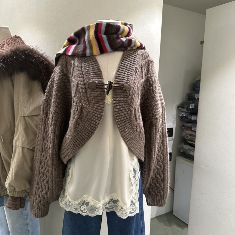 JERRY HALL-P東大門㊣代購女士新款職業25秋冬針織衫羊毛JERRY HALL針織衫