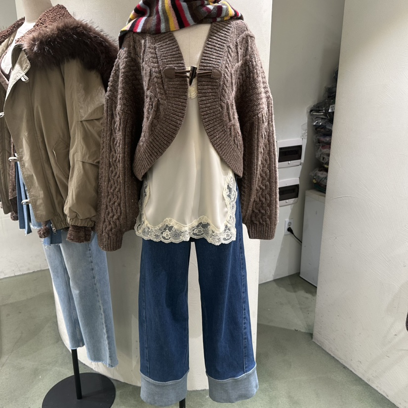 JERRY HALL-P東大門㊣代購女士新款職業25秋冬針織衫羊毛JERRY HALL針織衫