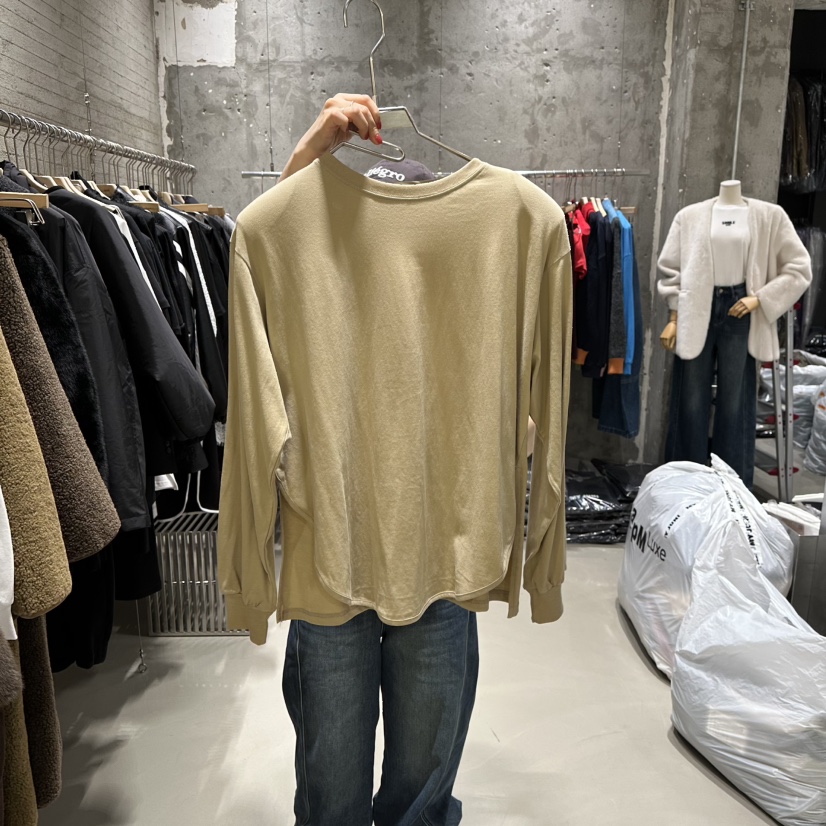 JUNI東大門㊣實拍女士新款時尚真品25秋冬人氣推薦休閑長袖T恤my juni長袖T恤圖色2