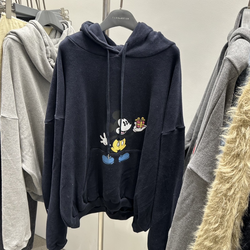 TARABY MOTION東大門㊣代購女士新品推薦25秋冬衛衣兜帽加絨TARABY MOTION衛衣圖色2