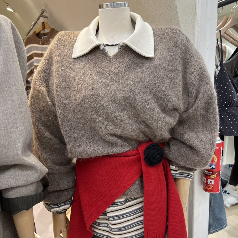 BLACKFRIDAY韓國直郵㊣女士新款時尚熱賣推薦25秋冬真品針織衫BLACK FRIDAY針織衫圖色3