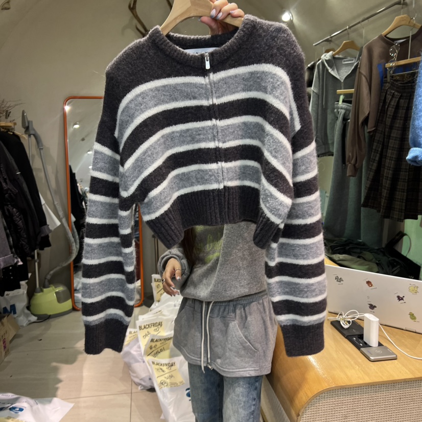 BLACKFRIDAY東大門㊣代購女裝新品職業人氣推薦休閑熱賣針織衫BLACK FRIDAY針織衫圖色2