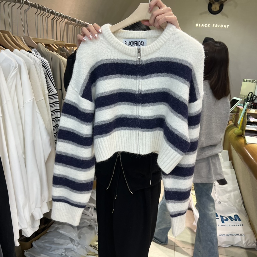 BLACKFRIDAY東大門㊣代購女裝新品職業人氣推薦休閑熱賣針織衫BLACK FRIDAY針織衫圖色3