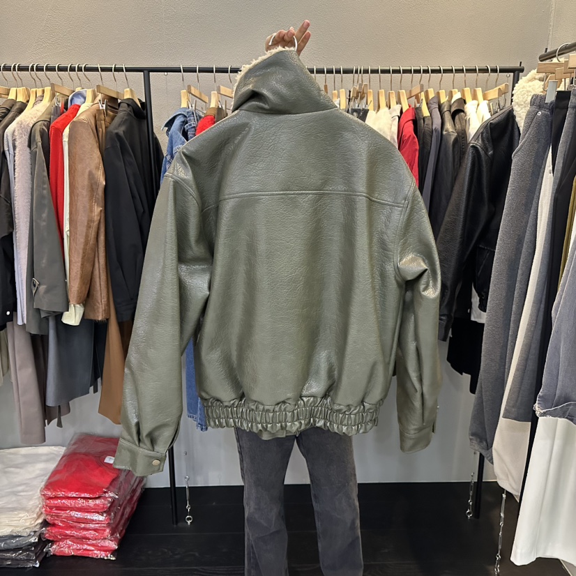 FLAMME TOIT韓國直郵㊣女裝新款熱賣時尚真品25秋冬推薦夾克FLAMME TOIT夾克