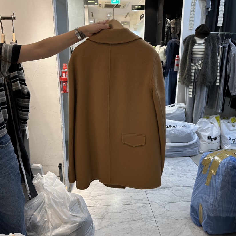 HABLE韓國代購㊣女裝新品熱賣時尚職業25秋冬休閑推薦真品夾克HABLE夾克