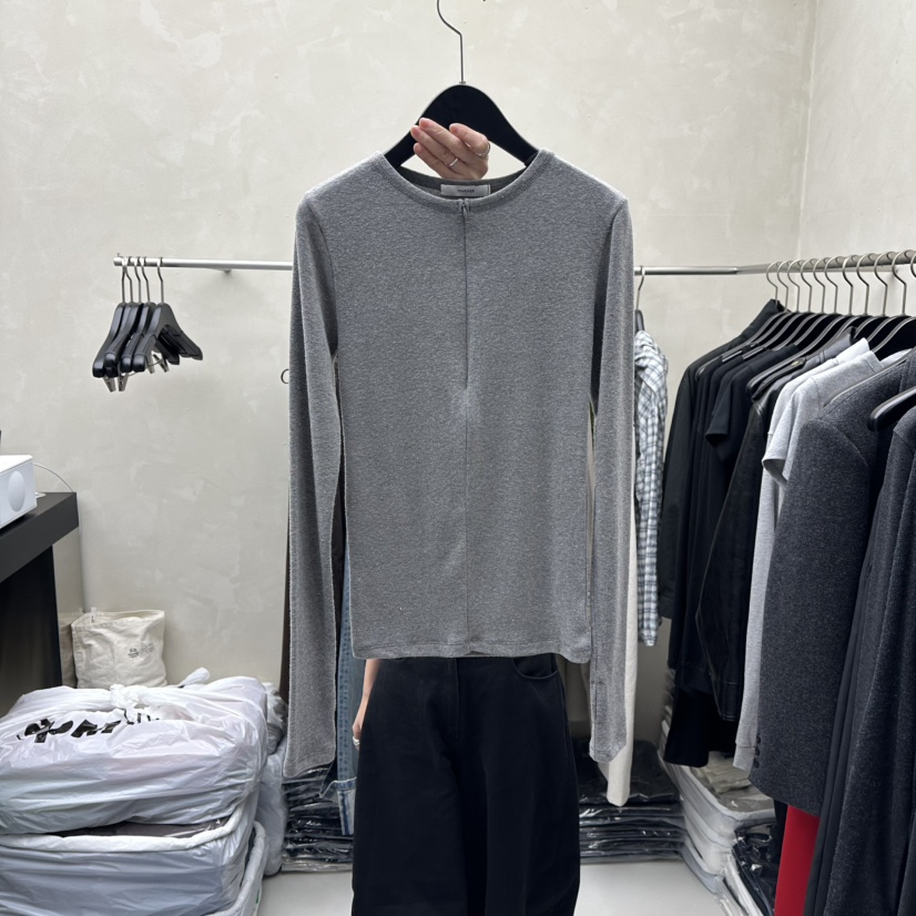 MARINER東大門㊣代購女士新款時尚職業真品推薦長袖T恤拉鏈MARINER長袖T恤圖色4