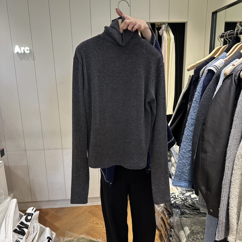 ARC東大門㊣實拍女裝新款休閑職業推薦人氣熱賣25秋冬長袖T恤ARC EN CIEL長袖T恤