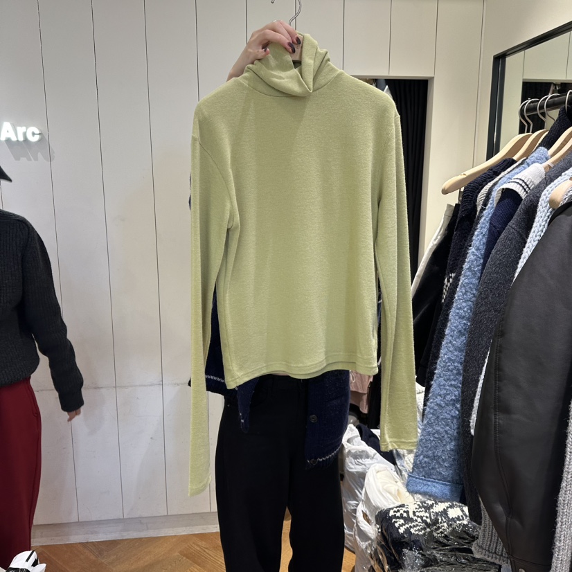 ARC東大門㊣實拍女裝新款休閑職業推薦人氣熱賣25秋冬長袖T恤ARC EN CIEL長袖T恤圖色2