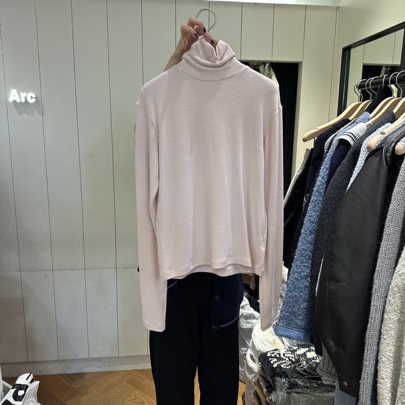 ARC東大門㊣實拍女裝新款休閑職業推薦人氣熱賣25秋冬長袖T恤ARC EN CIEL長袖T恤圖色3