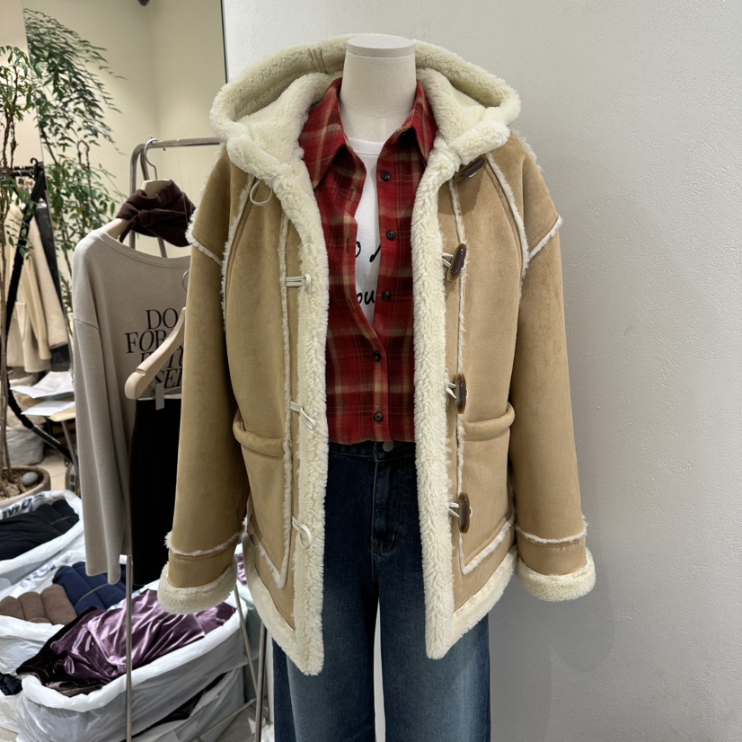 GRACIA韓國直郵㊣女裝新款人氣熱賣休閑職業時尚推薦夾克兜帽GRACIA夾克