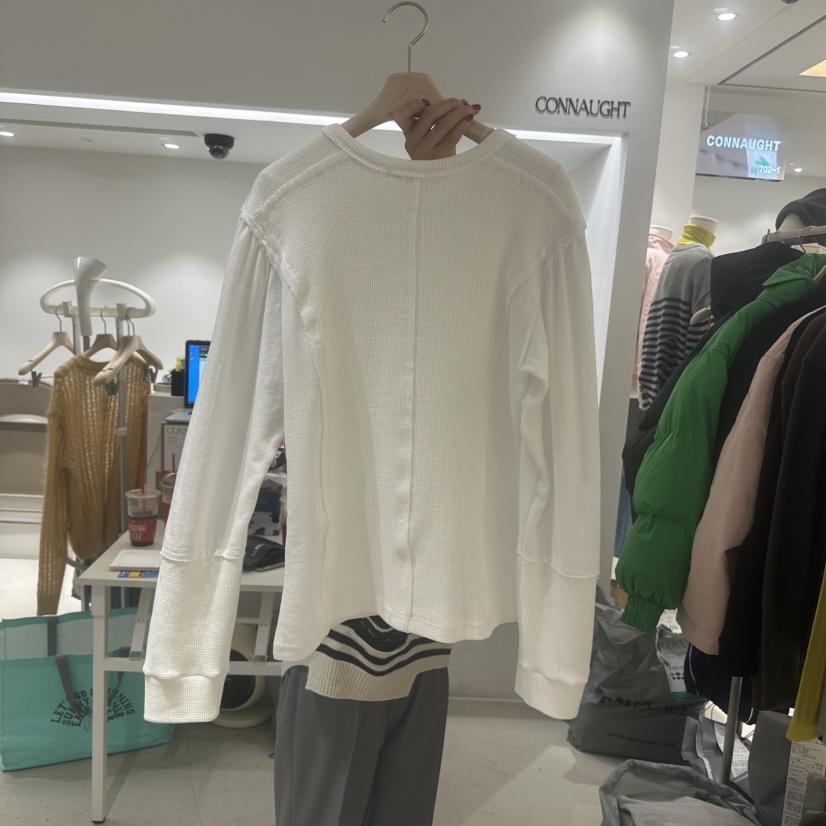 DAILYJUD東大門㊣直郵女裝新款職業推薦休閑熱賣真品長袖T恤CONNAUGHT長袖T恤