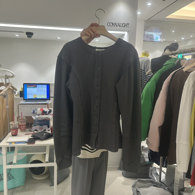 DAILYJUD東大門㊣直郵女裝新款職業推薦休閑熱賣真品長袖T恤CONNAUGHT長袖T恤圖色2