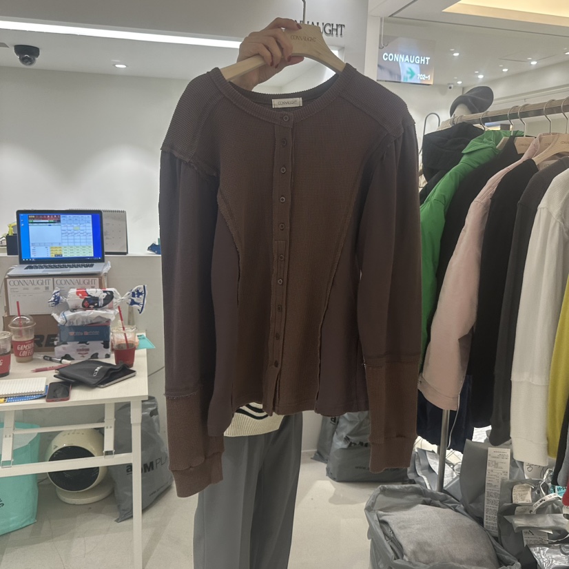 DAILYJUD東大門㊣直郵女裝新款職業推薦休閑熱賣真品長袖T恤CONNAUGHT長袖T恤圖色3