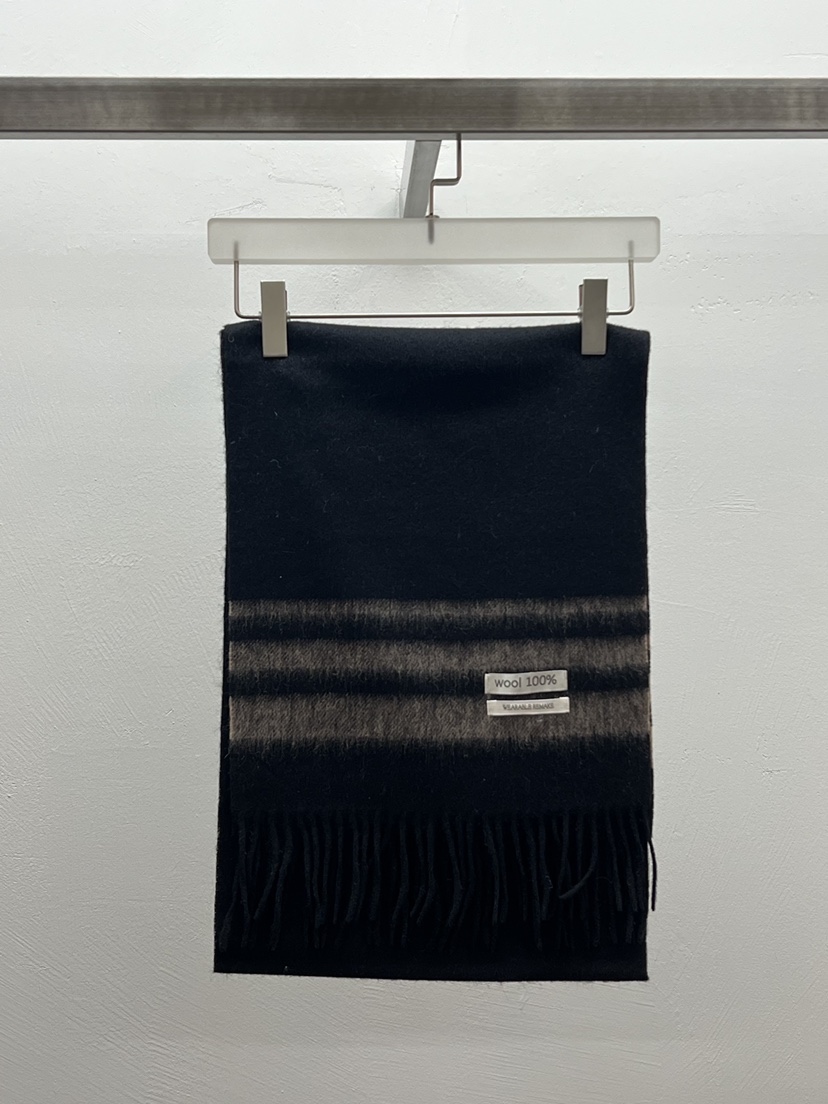 WEARABLE-L韓國代購㊣女士新款真品人氣圍巾披肩羊毛圍巾條紋WEARABLE圍巾/披肩圖色2