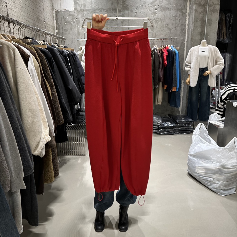 JUNI韓國直郵㊣女士新品真品推薦人氣熱賣職業25秋冬休閑褲my juni休閑褲圖色1