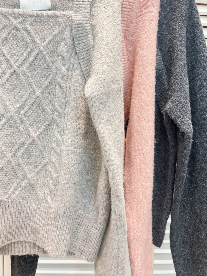 FAVE-L韓國直郵㊣女裝新款25秋冬休閑時尚真品推薦人氣針織衫FAVE-L針織衫