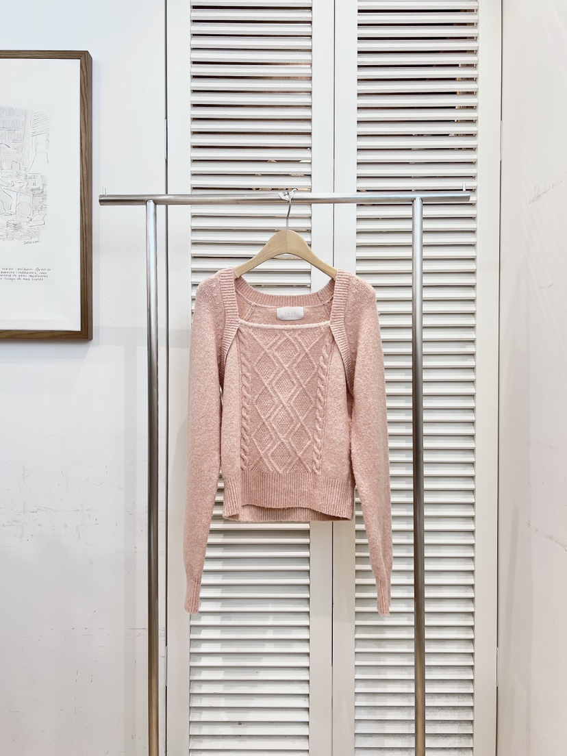 FAVE-L韓國直郵㊣女裝新款25秋冬休閑時尚真品推薦人氣針織衫FAVE-L針織衫圖色2