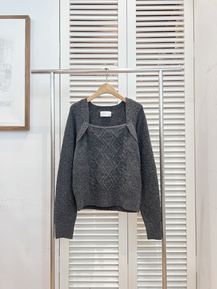 FAVE-L韓國直郵㊣女裝新款25秋冬休閑時尚真品推薦人氣針織衫FAVE-L針織衫圖色3