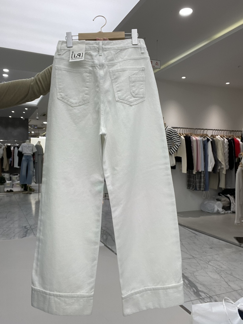 PAI韓國直郵㊣女裝新款人氣真品25秋冬休閑推薦時尚牛仔褲拉絨[PΛi]_PAi牛仔褲