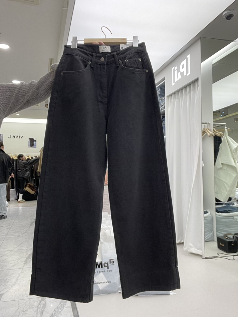 PAI韓國直郵㊣女裝新款人氣真品25秋冬休閑推薦時尚牛仔褲拉絨[PΛi]_PAi牛仔褲圖色2