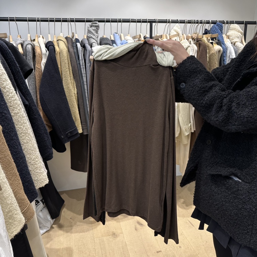 OVERTAKE東大門㊣代購女士新款人氣熱賣真品推薦職業長袖T恤OVERTAKE長袖T恤圖色4