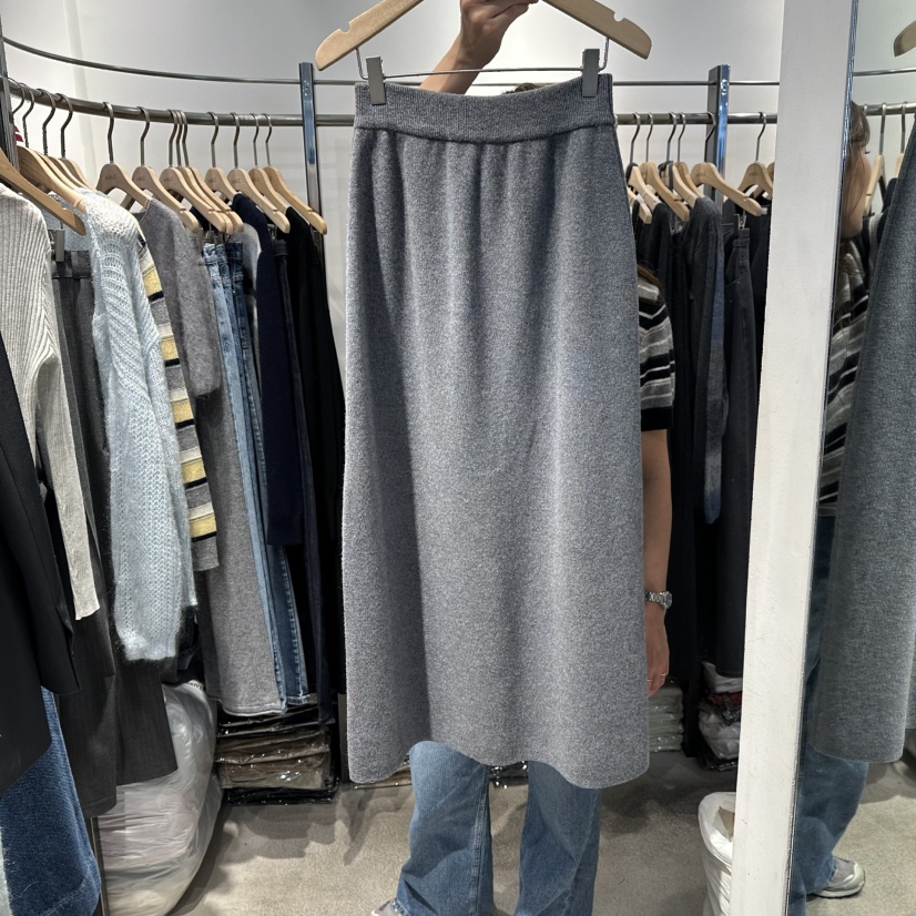 HABLE韓國代購㊣女裝新款休閑25秋冬人氣熱賣時尚真品職業長裙HABLE長裙圖色2