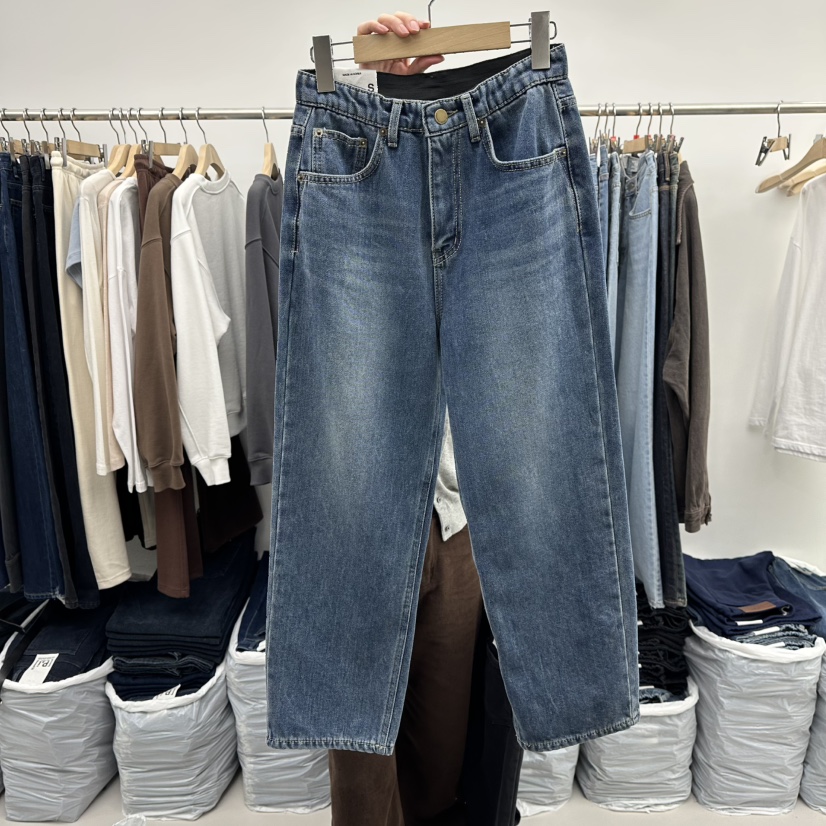 PAI東大門㊣實拍女士新款休閑人氣推薦熱賣職業真品牛仔褲拉絨[PΛi]_PAi牛仔褲圖色1