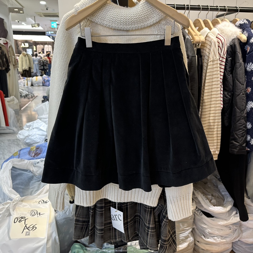 ARC東大門㊣實拍女裝新品熱賣人氣職業休閑推薦時尚25秋冬短裙ARC EN CIEL短裙圖色2