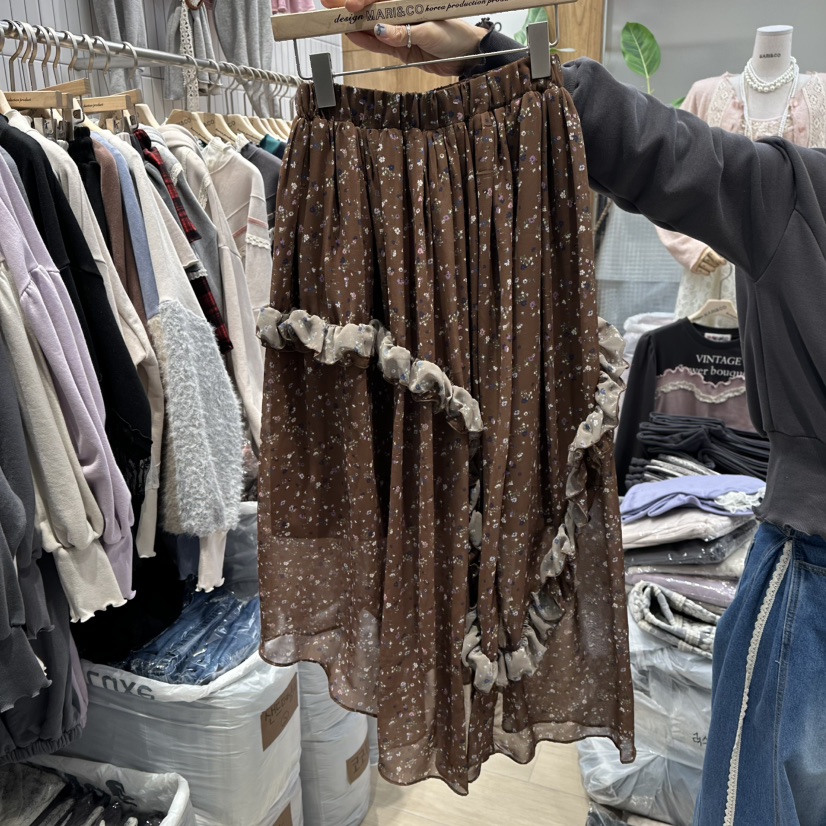 MARI CO韓國代購㊣女士新品休閑時尚推薦職業熱賣25秋冬長裙MARI CO長裙