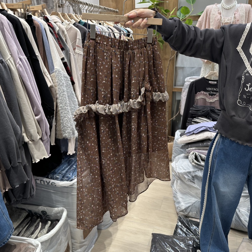 MARI CO韓國代購㊣女士新品休閑時尚推薦職業熱賣25秋冬長裙MARI CO長裙圖色1