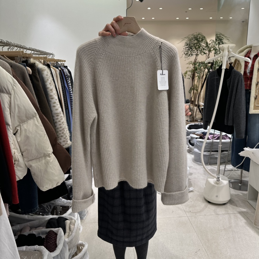 GRACIA東大門㊣直郵女士新品休閑推薦時尚25秋冬針織衫浣熊GRACIA針織衫圖色2