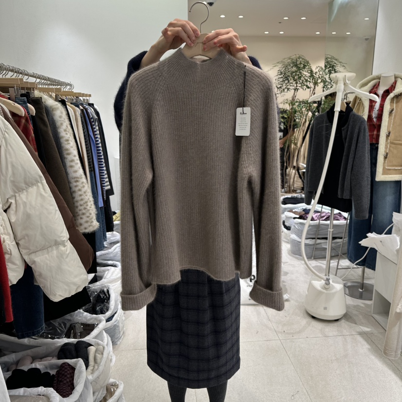 GRACIA東大門㊣直郵女士新品休閑推薦時尚25秋冬針織衫浣熊GRACIA針織衫圖色3