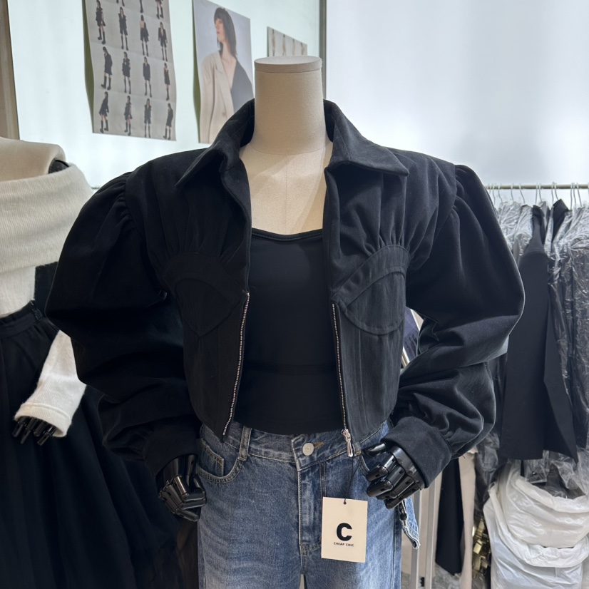 CHEAP-CHIC韓國直郵㊣女士新品推薦25秋冬熱賣職業休閑夾克CHEAP-CHIC/CHARLES THE SECOND夾克圖色2