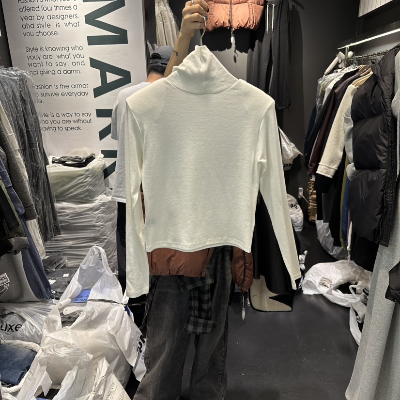 EL BOSQUE韓國直郵㊣女士新品休閑真品職業熱賣時尚長袖T恤EL BOSQUE長袖T恤