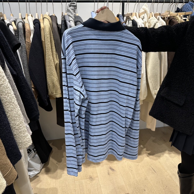 OVERTAKE韓國直郵㊣女裝新款休閑人氣真品職業熱賣推薦長袖T恤OVERTAKE長袖T恤