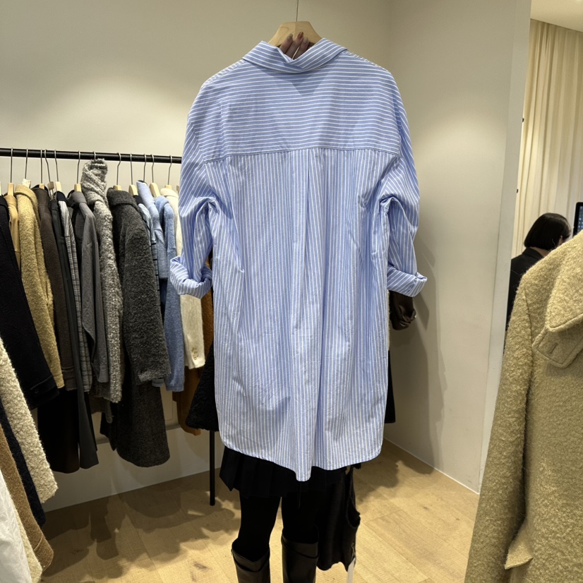 OVERTAKE東大門㊣代購女裝新款真品25秋冬推薦襯衫蕾絲衫刺繡OVERTAKE襯衫/蕾絲衫