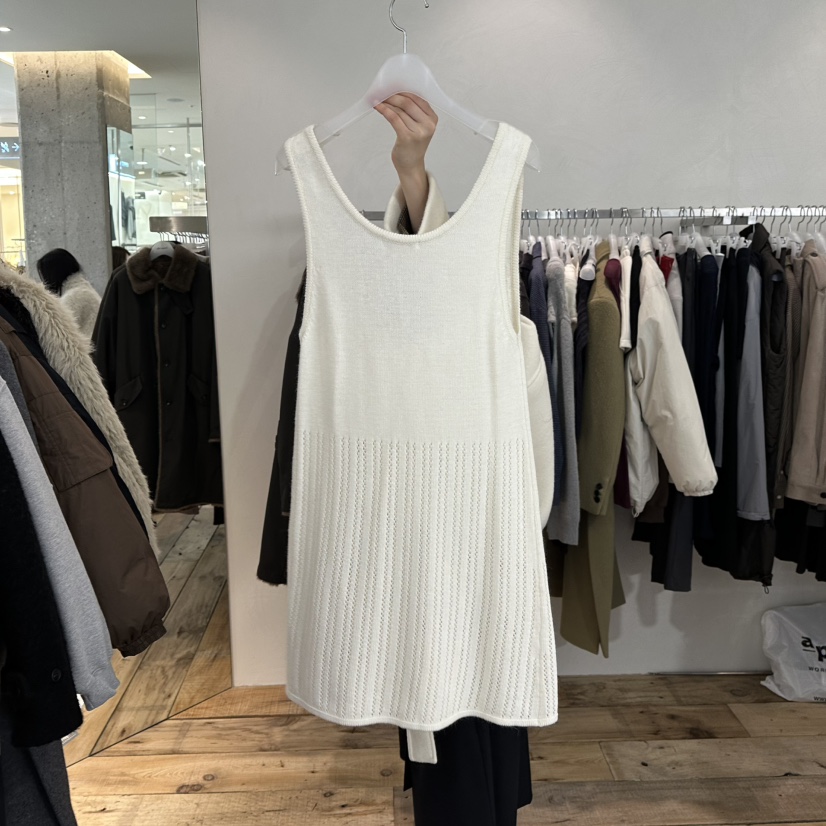 CREAM VILLA韓國代購㊣女裝新品人氣連衣裙鉤針編織安哥拉CREAMVILLA連衣裙