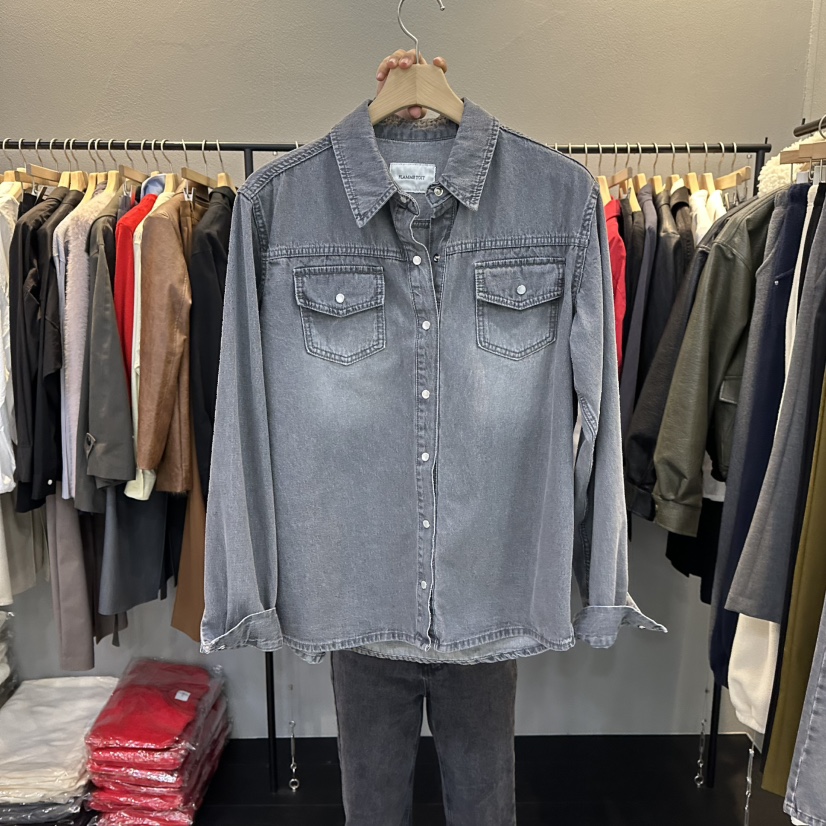 FLAMME TOIT韓國直郵㊣女裝新品休閑職業真品25秋冬襯衫蕾絲衫FLAMME TOIT襯衫/蕾絲衫