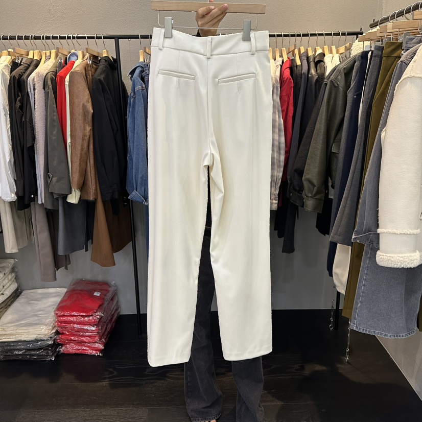 FLAMME TOIT東大門㊣實拍女士新品推薦時尚職業人氣休閑褲FLAMME TOIT休閑褲