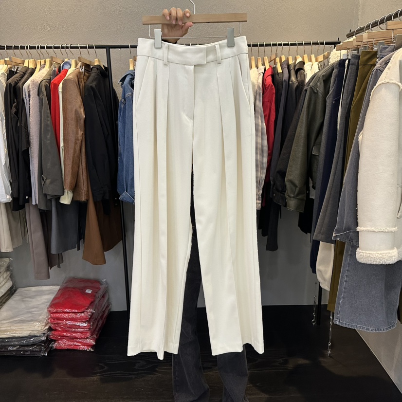 FLAMME TOIT東大門㊣實拍女士新品推薦時尚職業人氣休閑褲FLAMME TOIT休閑褲