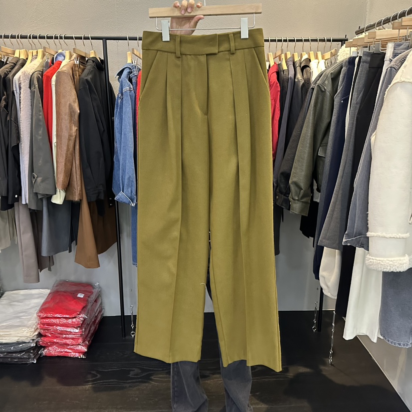 FLAMME TOIT東大門㊣實拍女士新品推薦時尚職業人氣休閑褲FLAMME TOIT休閑褲圖色2